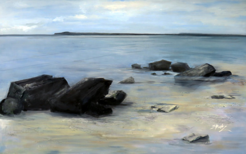 Rocks Along The Bay - Anne Strutz